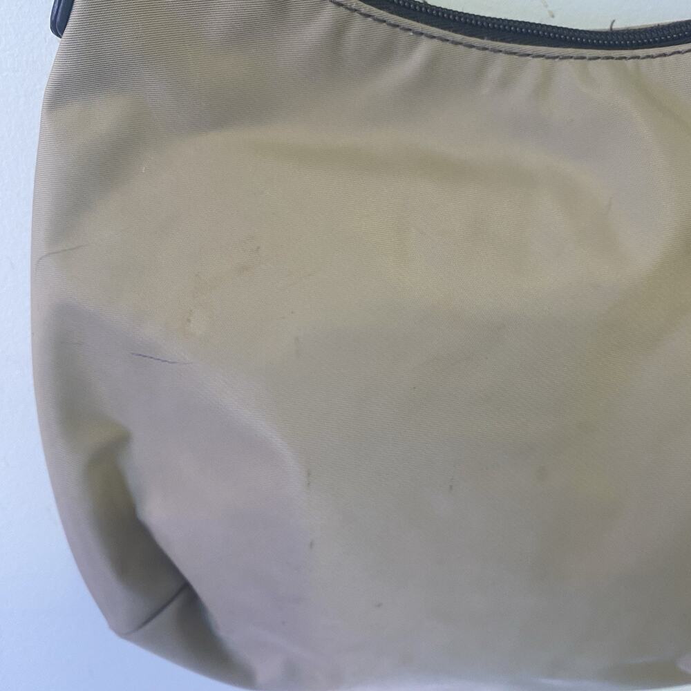 Nine & CO. Women's Brown Nylon Beige Brown Trim Crossbody Purse Bag - Picture 10 of 10